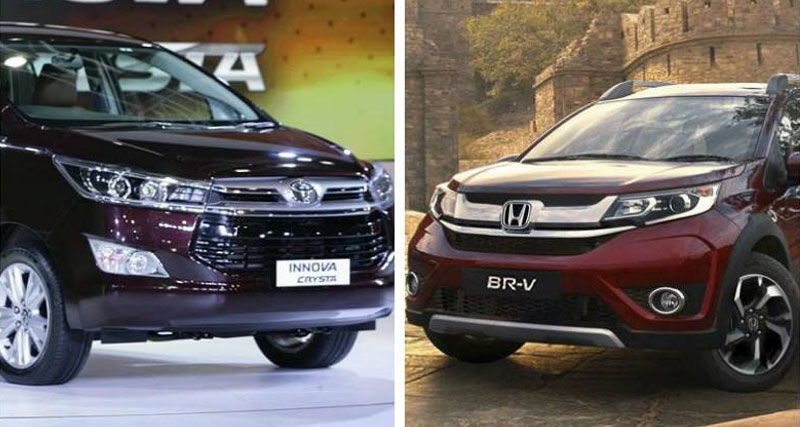 Toyota Innova Crysta Vs Honda BR-V: कौन किससे बेहतर