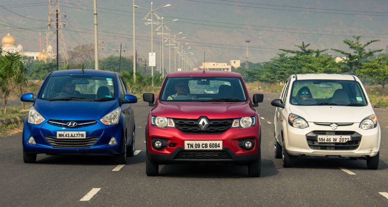 Renault Kwid Vs Alto K10 Vs Hyundai Eon