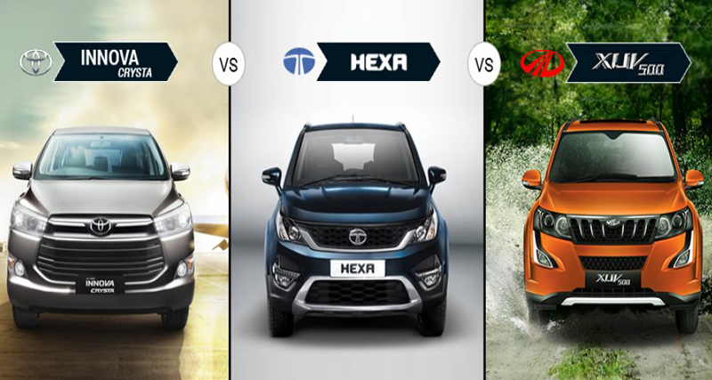 Innova Crysta और XUV500 पर पार पा पाएगी TATA HEXA !